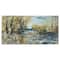Designart - Rocky River in the Forest - Landscapes Painting Print on Wrapped Canvas